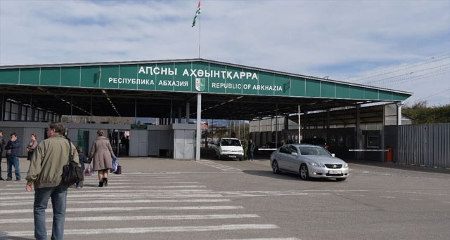 КПП на границе с Абхазией