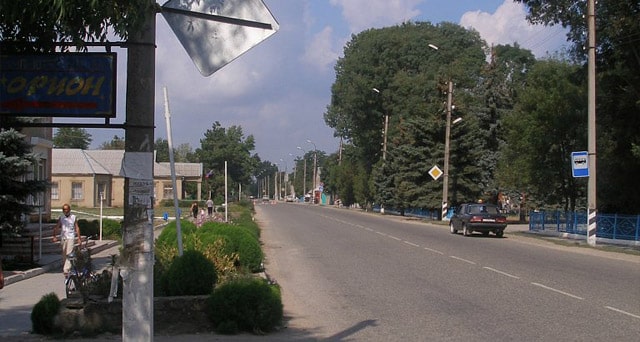 Улица в станице Курчанская