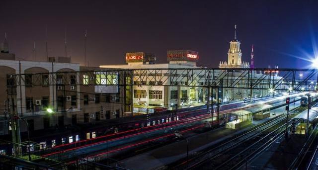 Вид на ЖД вокзал Краснодар 1